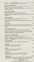 Olivio Mediterranean menu
