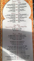 Indian Palace menu