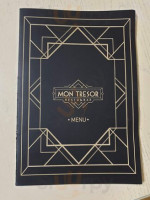 Мон Тресор menu