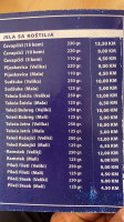 Ćevabžinica Željo menu