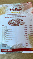 Fratello Pizza Food Caffe menu