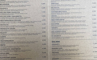 Salento Wood Fired Street Food menu