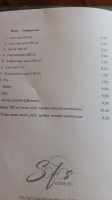 Sofos menu