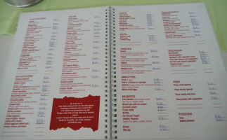 San Antonio Beach Restaurant And Bar menu