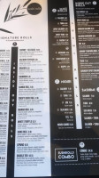 Sushi Rolls menu