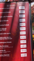 Antep Sofram menu