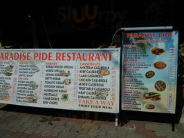 Paradise Pide food