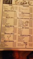 Loft menu