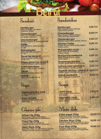 Beirut Lebanese menu