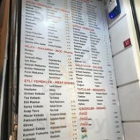 Balkan Lokantası menu