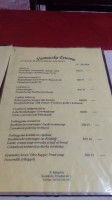 Vasmacska Etterem Es Panzio menu
