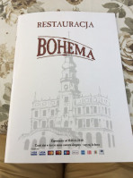 Bohema W Zamościu menu