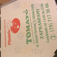 Pizzeria Tomato menu