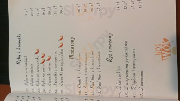 Bistro Chińskie Hot Wok menu
