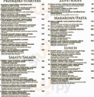 Mała Tumska menu