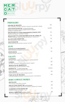 Mercato Bistro menu
