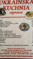 Kuchnia Ukraińska menu