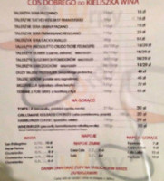 Mielżyński Czerska Wines Spirits Specialties menu