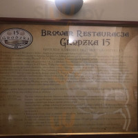 Grodzka 15 menu