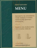 Zajazd Krezniczanka menu