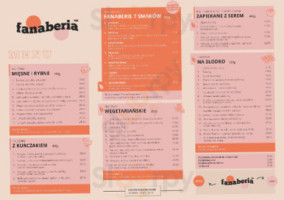 Fanaberia Naleśnikarnia menu