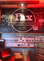 Pax Burgers inside