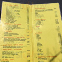 Cafe Paraga menu