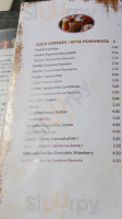 Tony's Cafe menu