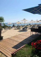 Ble Akrogiali Beach Bar Restaurant outside