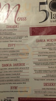 Obrochtowka Karczma Regionalna menu