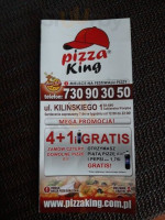 Pizza King menu