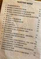 Karczma Pod Dębem menu