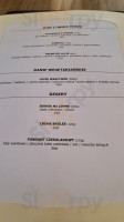 Meluzyna Wine menu