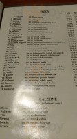 Toscania Pizzeria menu