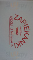 Zapiekanki menu