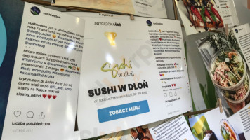 Sushi W DŁoŃ menu