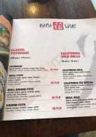 Hana Sushi Zlote Tarasy menu