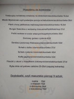 Gościniec Wydminy menu