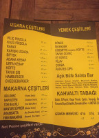 Habil Pizza menu