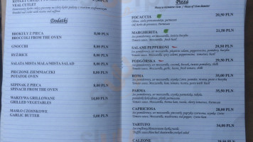 Makaroniarnia menu