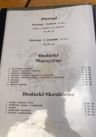 Stary Młyn menu