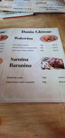 Karczma Matras menu