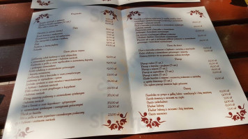 Oberża Pod Złotym Prosiakiem menu