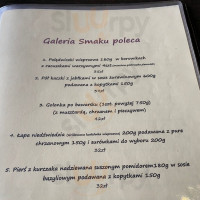 Galeria Smaku menu