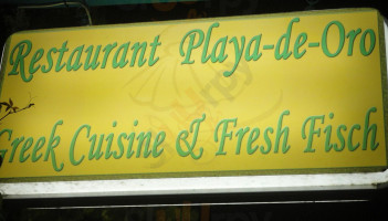 Playa De Oro food