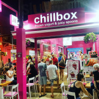 Chillbox Paralia Greek Frozen Yogurt Ice Cream food