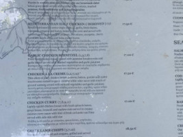 The Bunch Of Grapes Inn menu