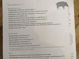 The Fat Boar Wrecsam menu