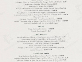 The High Pavement menu