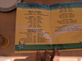 Asterias menu